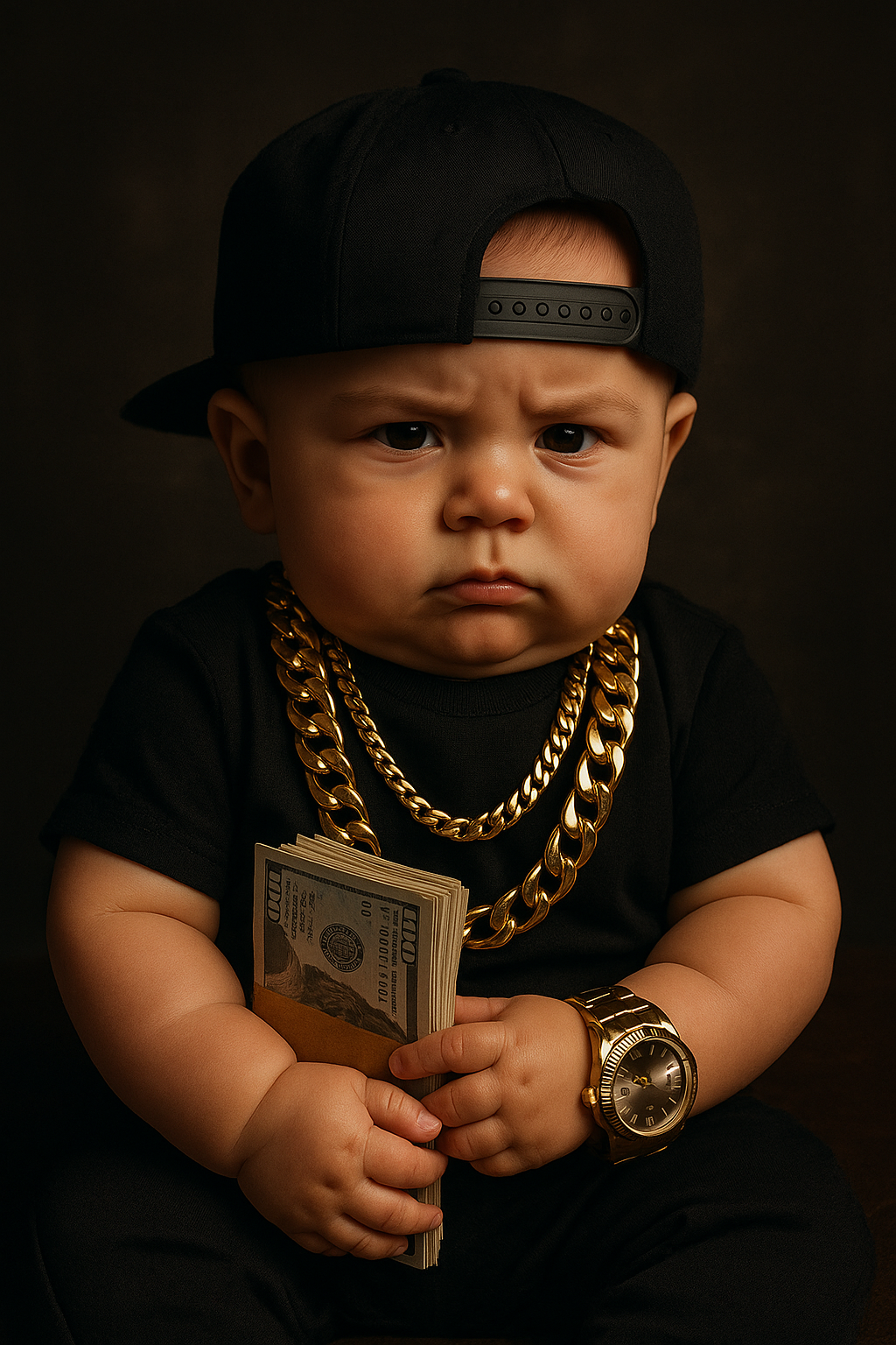 "Baby Gangsta - Limited Edition AI Print (Digital Download)"